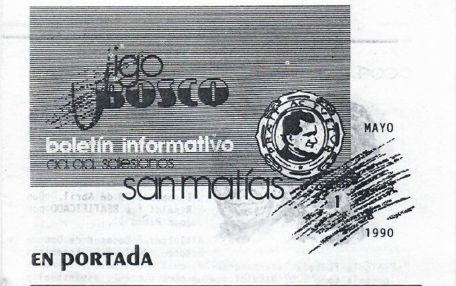 Primera revsita de Antiguos Alumnos de Don Bosco en mayo de 1990 