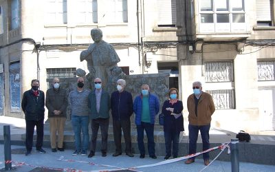 La nueva ubicación del monumento a Don Bosco