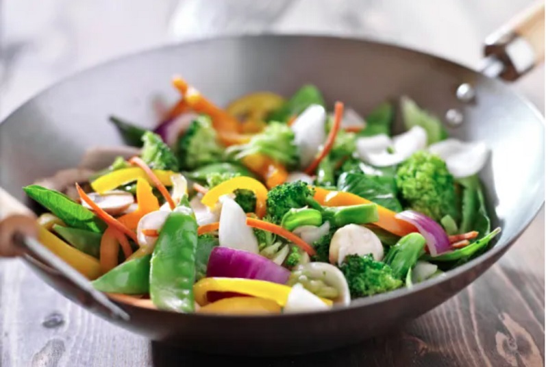 El wok de verduras