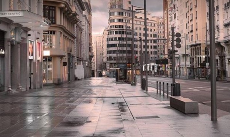 Una calle amordazada por la ausencia